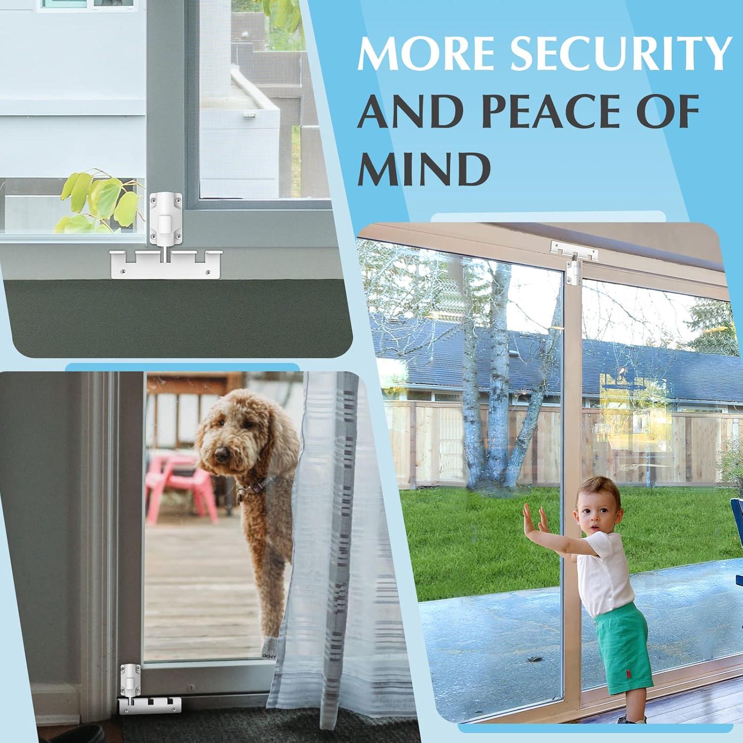 Cerradura de Seguridad Deslizante WINONLY Blanca Mate 12.19cm