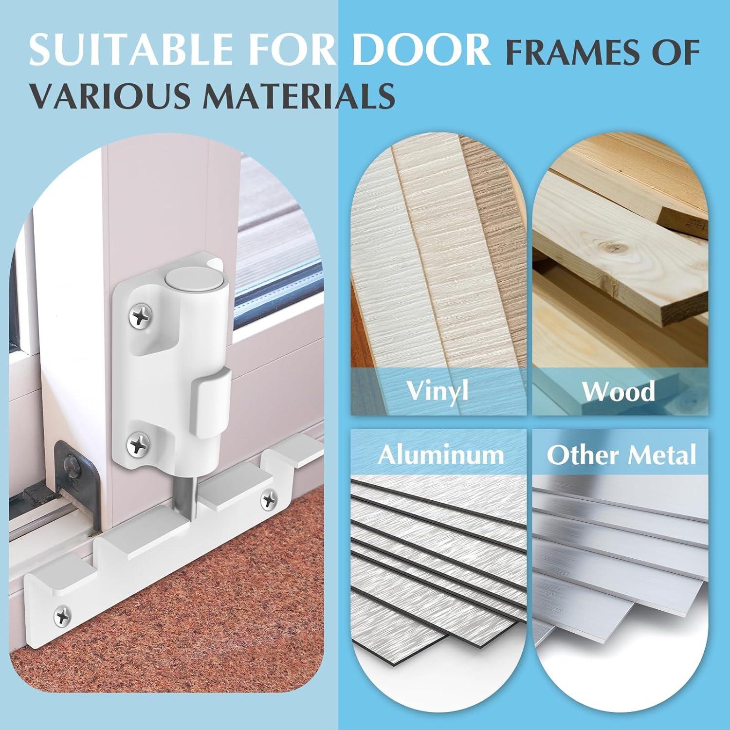 Cerradura de Seguridad Deslizante WINONLY Blanca Mate 12.19cm