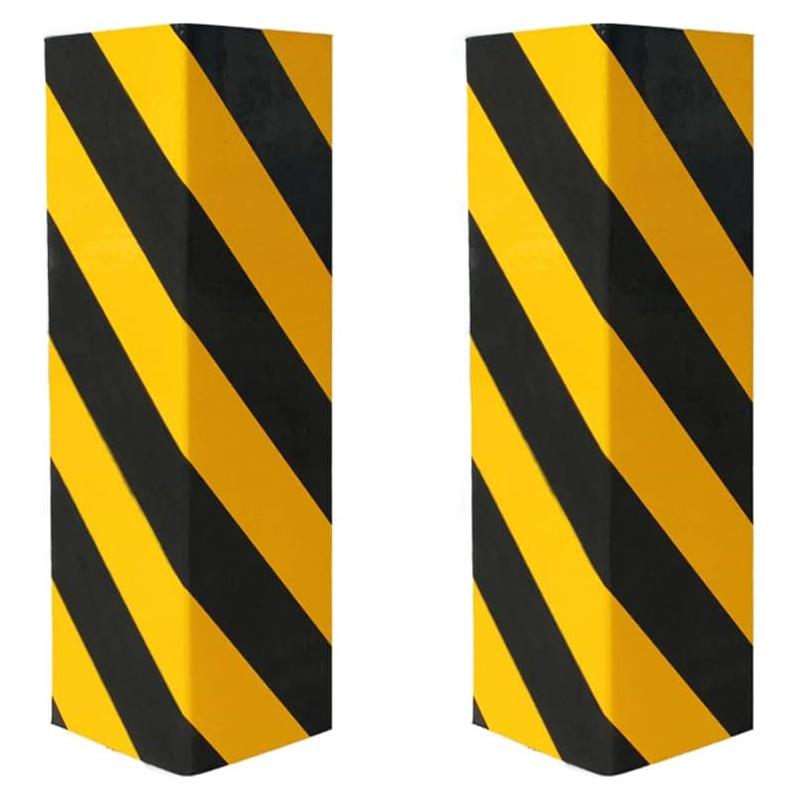 Protector de Pared de Garaje GUEQUITLEX Amarillo 2 Piezas