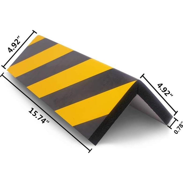 Protector de Pared de Garaje GUEQUITLEX Amarillo 2 Piezas