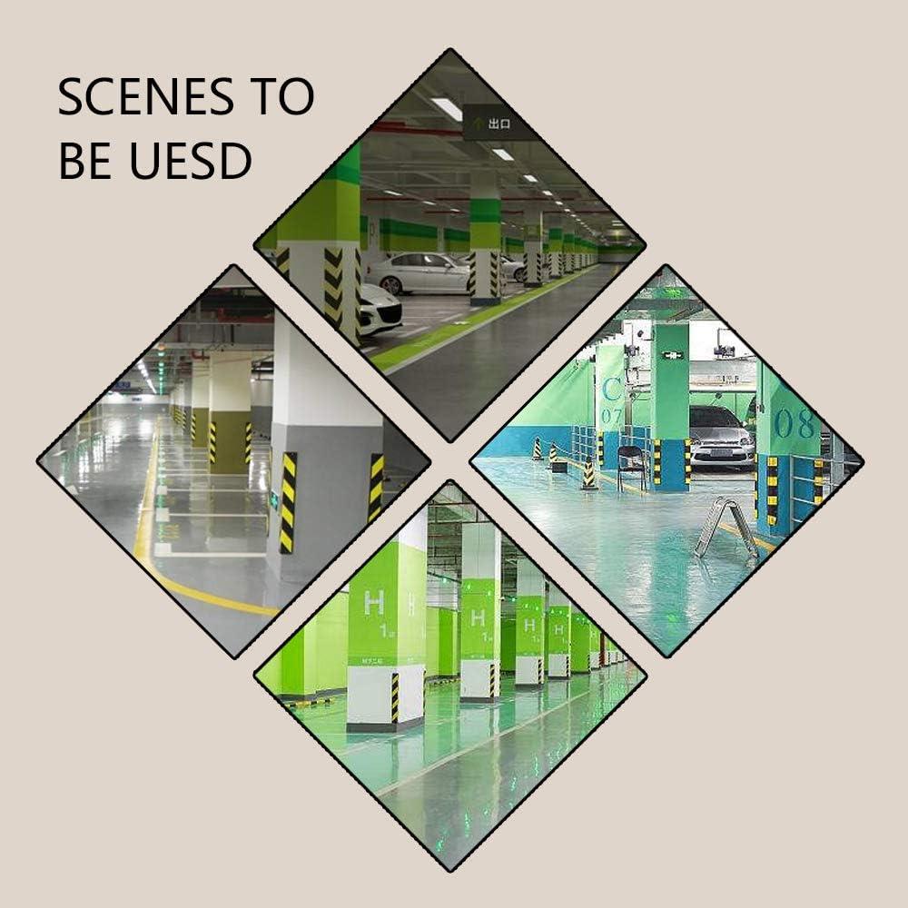 Protector de Pared de Garaje GUEQUITLEX Amarillo 2 Piezas