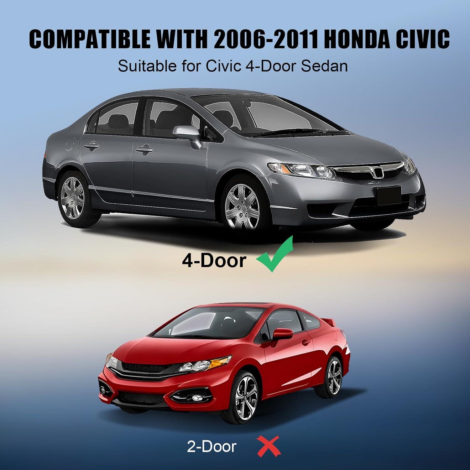 Moldura de Sellado de Ventana ItranMc para Honda Civic 2006-2011