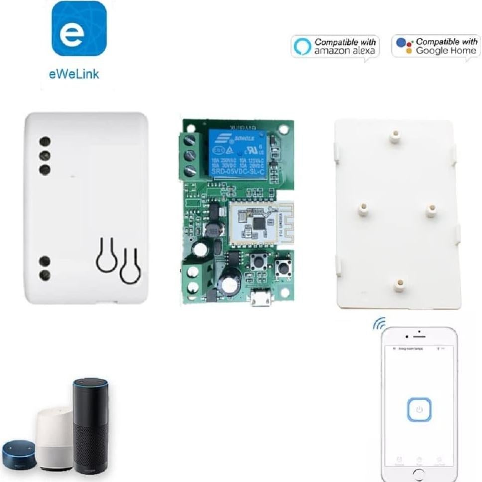 Módulo Relé Inteligente WiFi MHCOZY 1CH Control Remoto