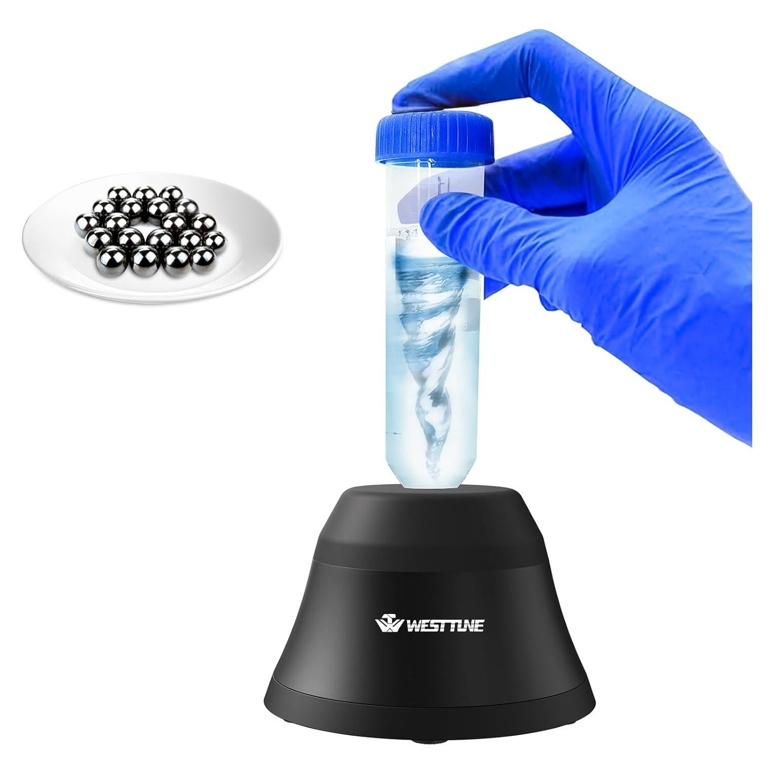 Mini Mezclador Vortex WEST TUNE 4000RPM Negro para Pinturas