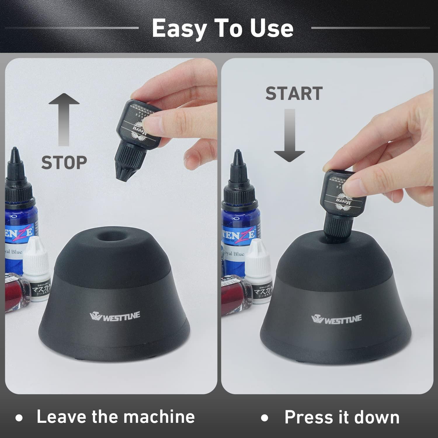 Mini Mezclador Vortex WEST TUNE 4000RPM Negro para Pinturas