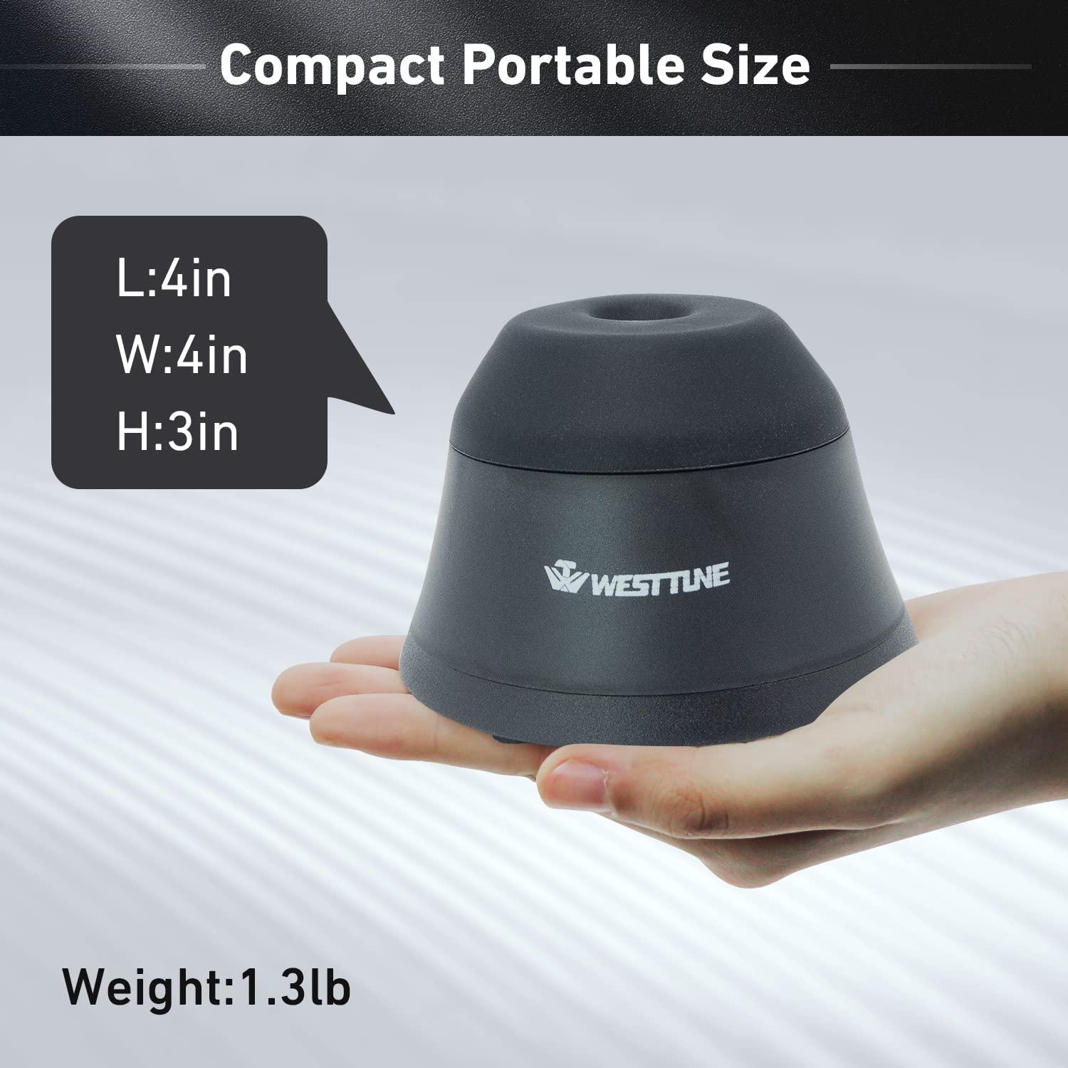 Mini Mezclador Vortex WEST TUNE 4000RPM Negro para Pinturas