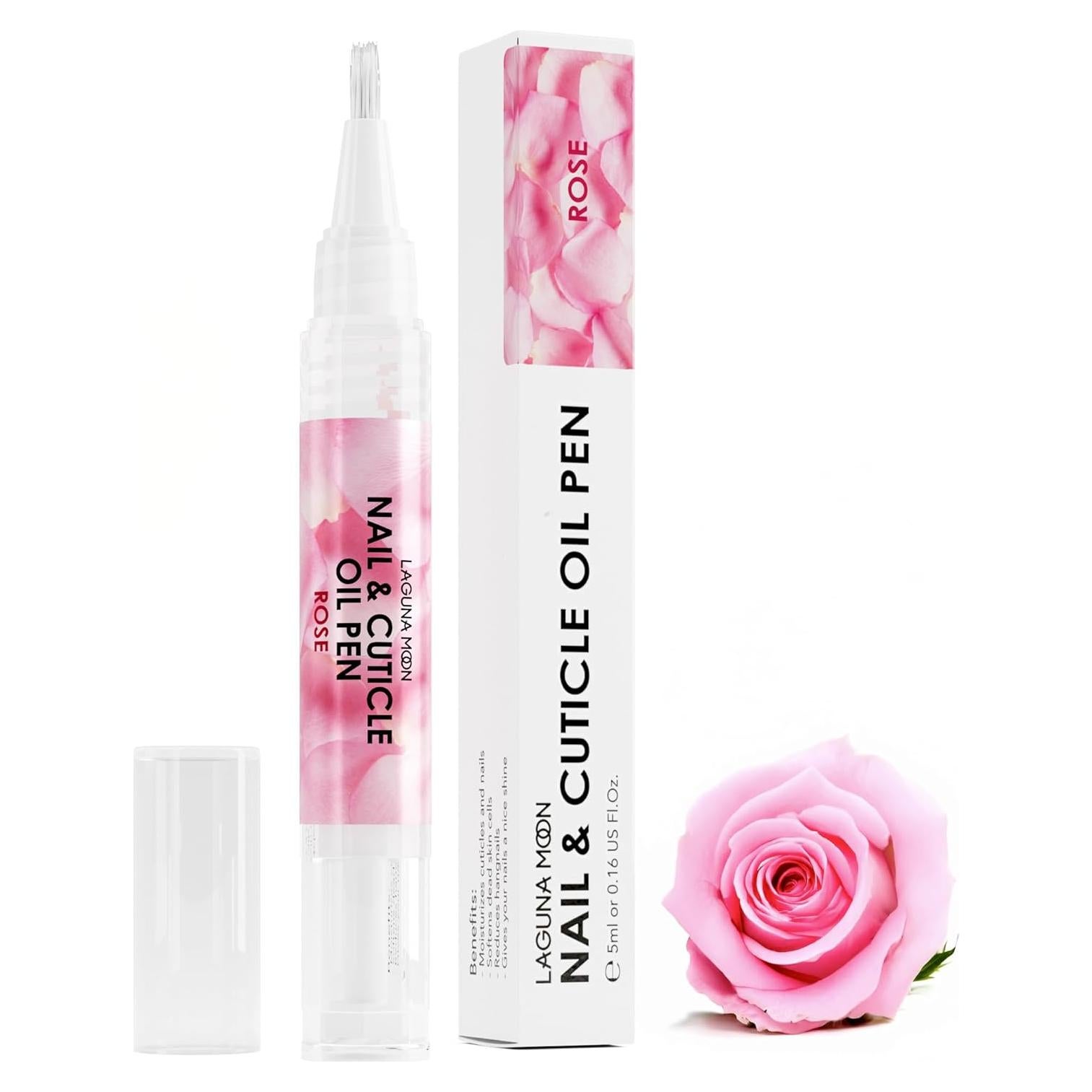 Bolígrafo Aceite Cutículas Lagunamoon Rosa 5 ml - Nutre y Hidrata