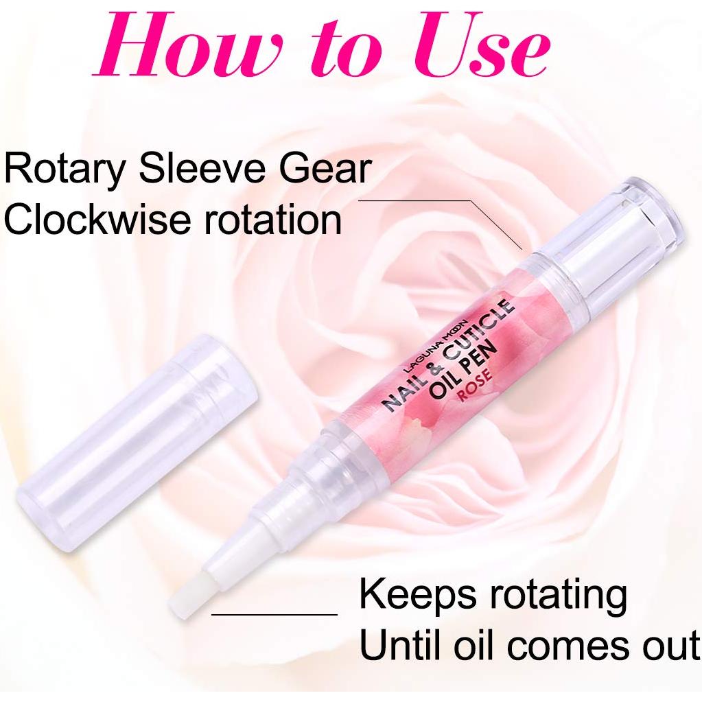 Bolígrafo Aceite Cutículas Lagunamoon Rosa 5 ml - Nutre y Hidrata