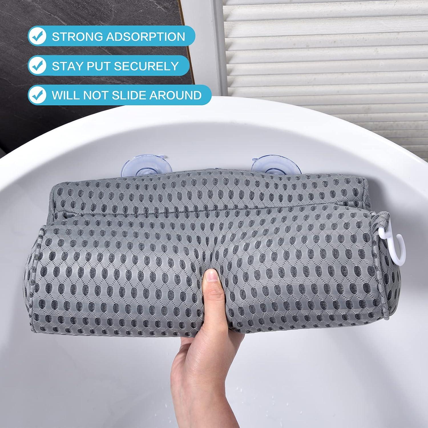 Almohada de Baño OMYSTYLE Gris - Extra Gruesa y Secado Rápido