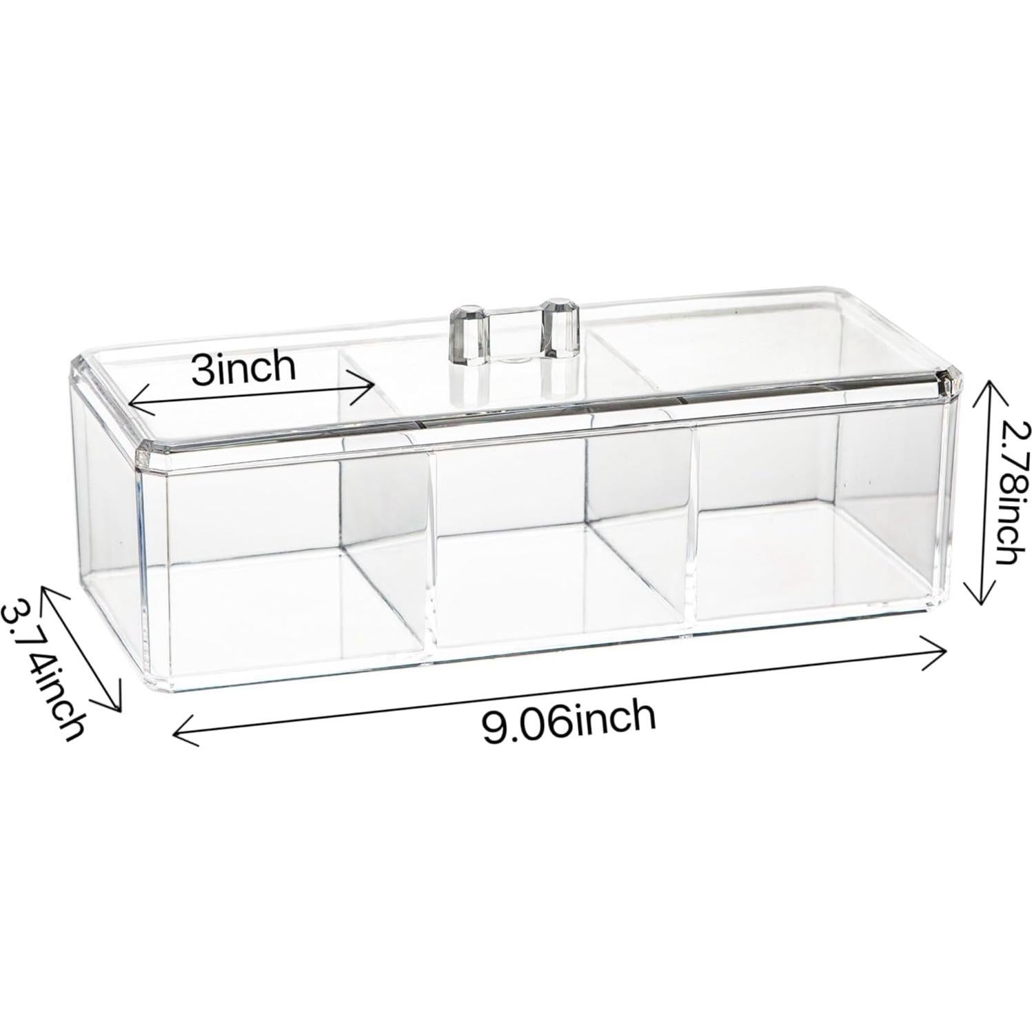 Organizador de Accesorios para el Cabello TelKeen 3 Compartimentos