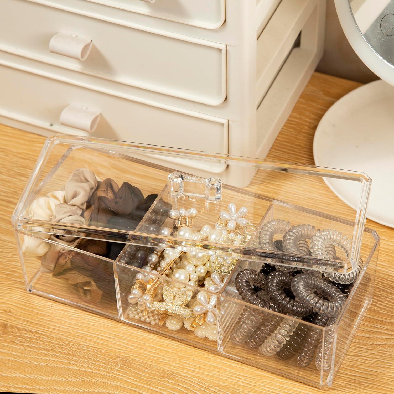 Organizador de Accesorios para el Cabello TelKeen 3 Compartimentos