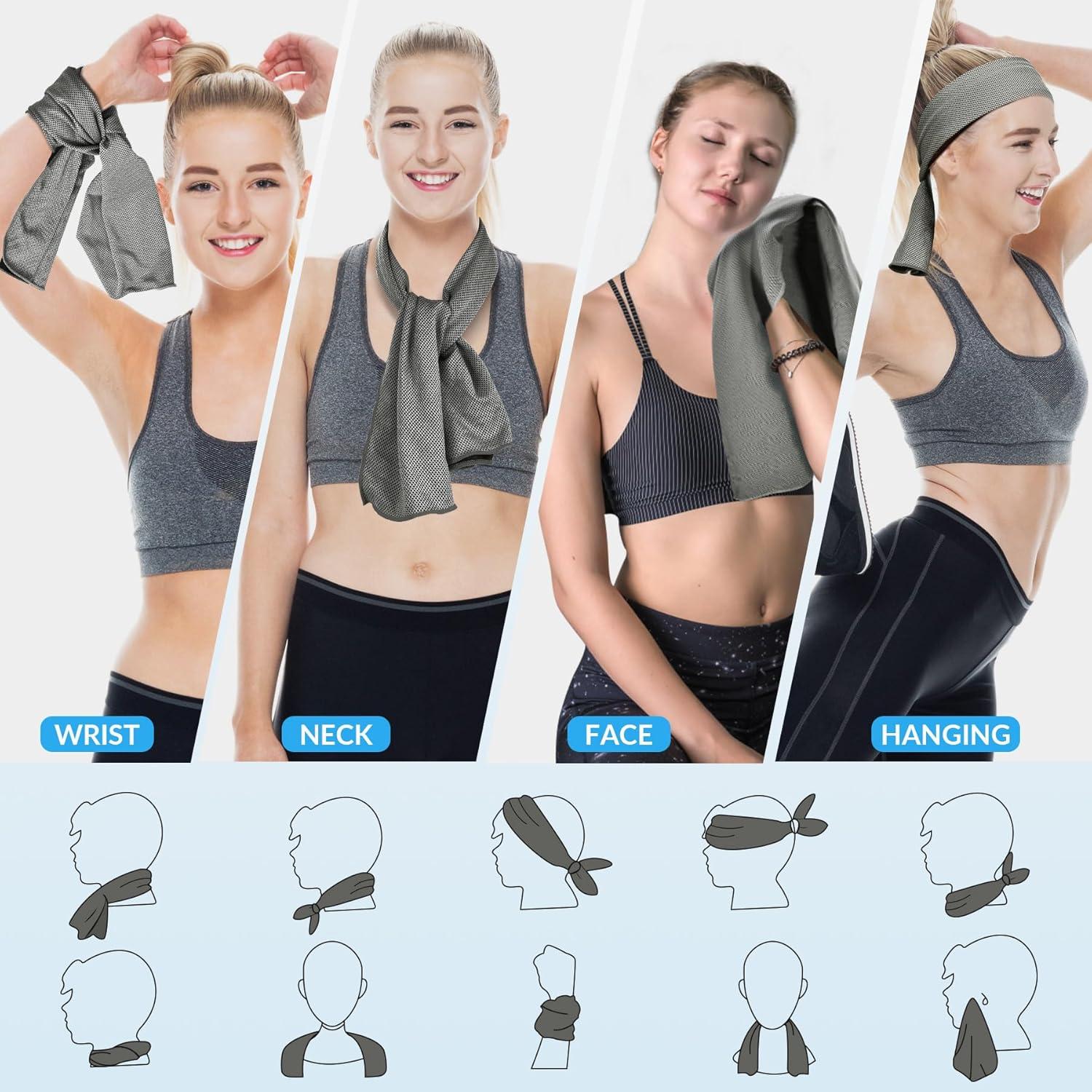 Toallas de Enfriamiento U-pick 100x30 cm - Paquete de 4