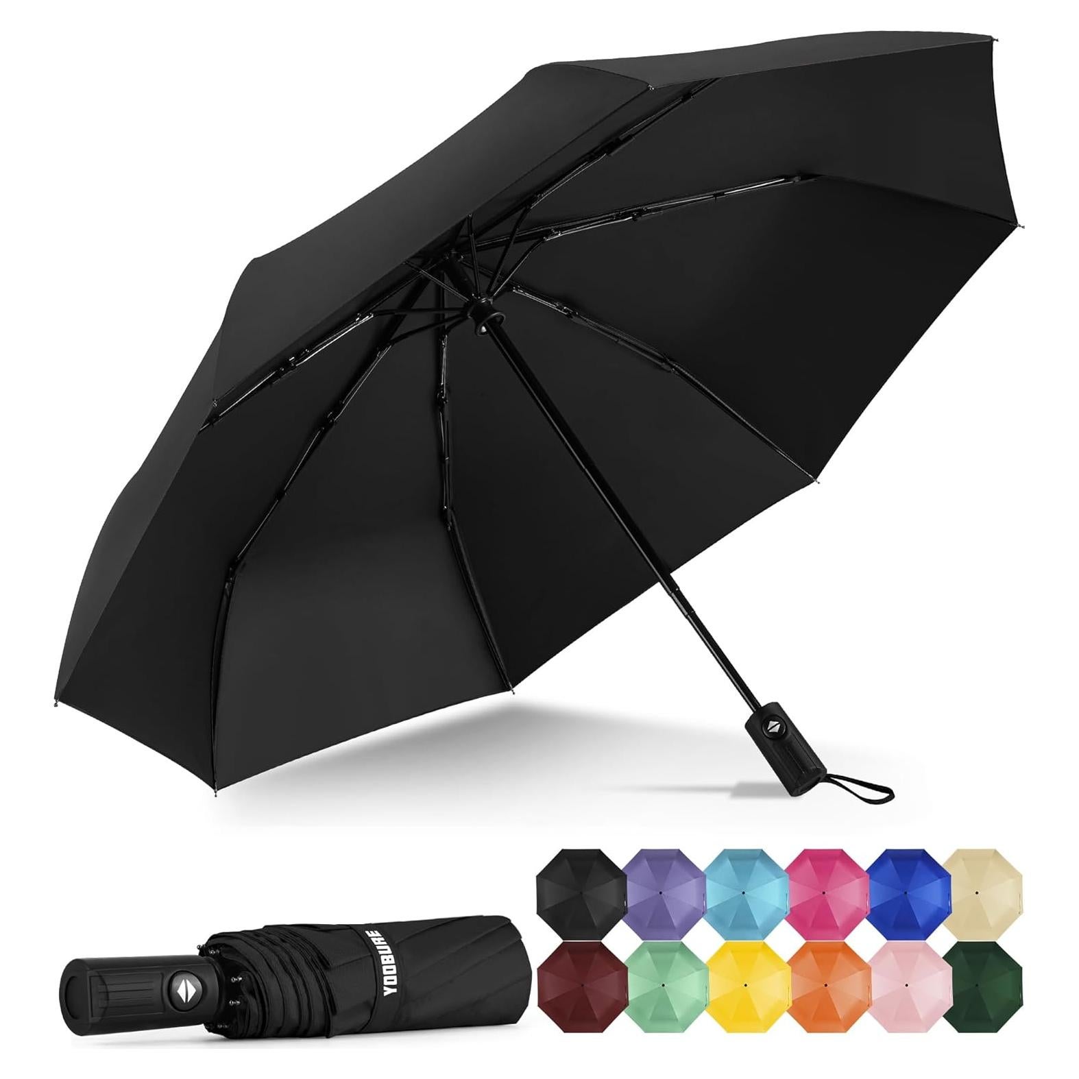Paraguas Plegable Automático Yoobure 108 cm UV y Viento