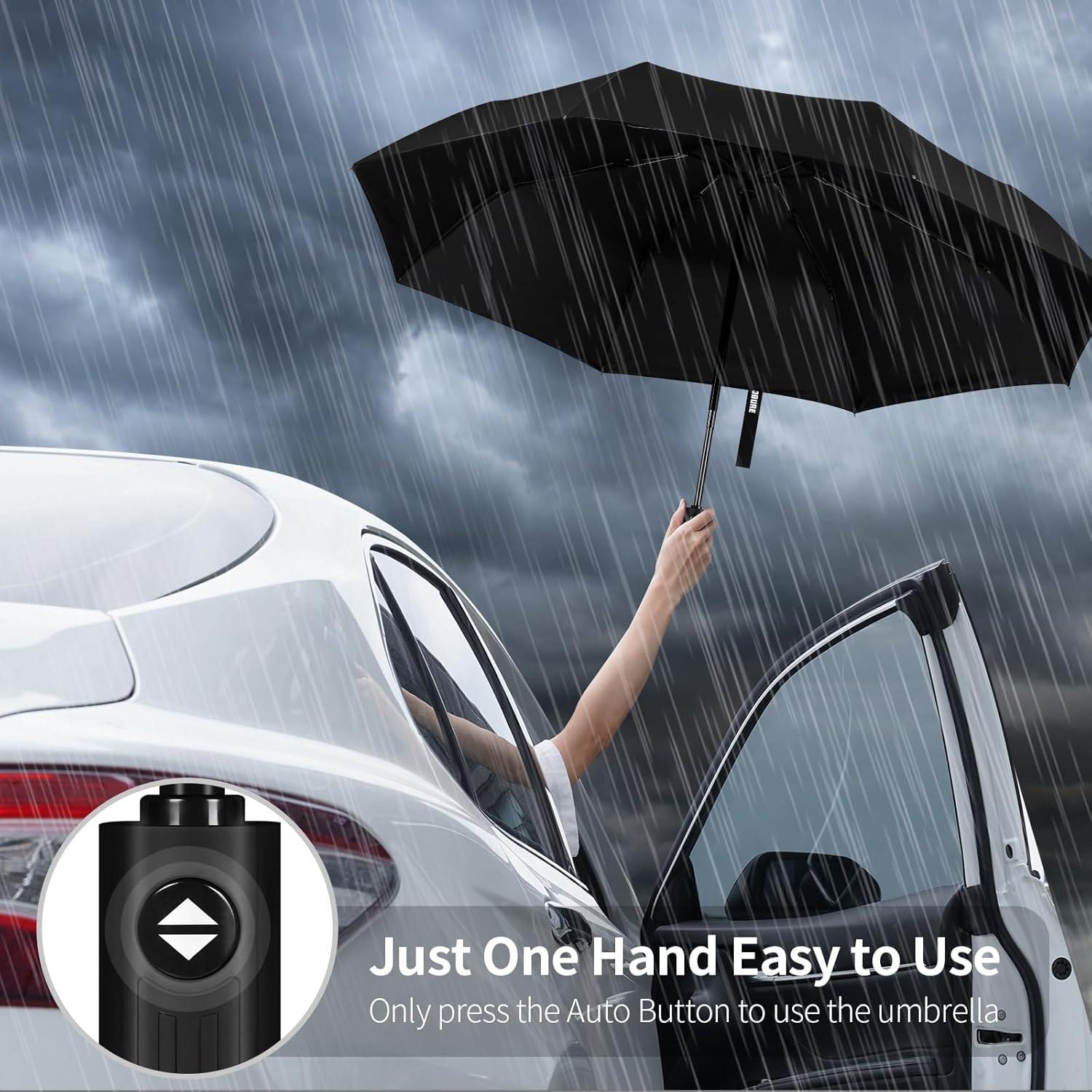 Paraguas Plegable Automático Yoobure 108 cm UV y Viento