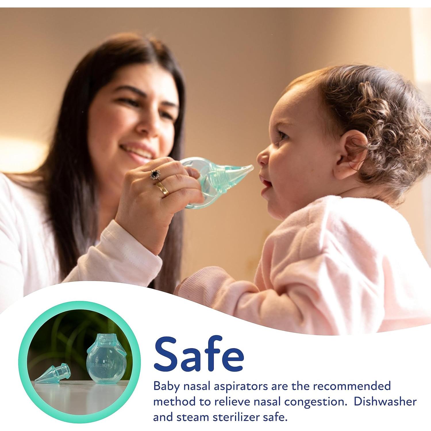 Aspirador Nasal Dr. Talbot para Bebés - Silicona - Elefante Azul