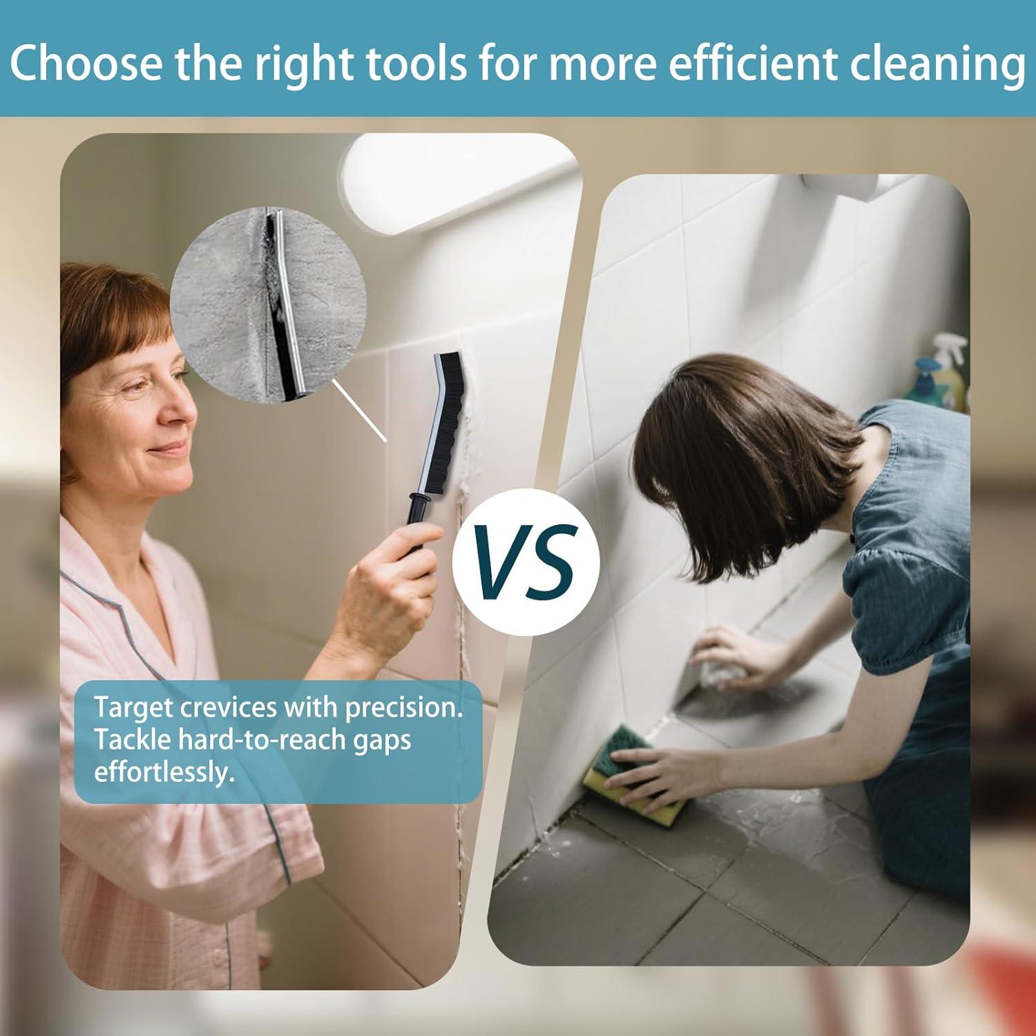 Juego de Cepillos de Limpieza de Ranuras Prelady 20 Piezas