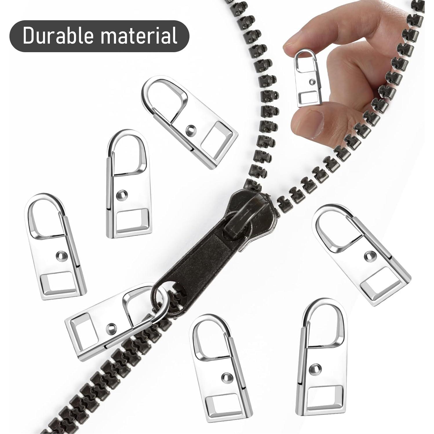 Tiradores de Cremallera Deoward 6 PCS Metal Pequeño 2.6 cm