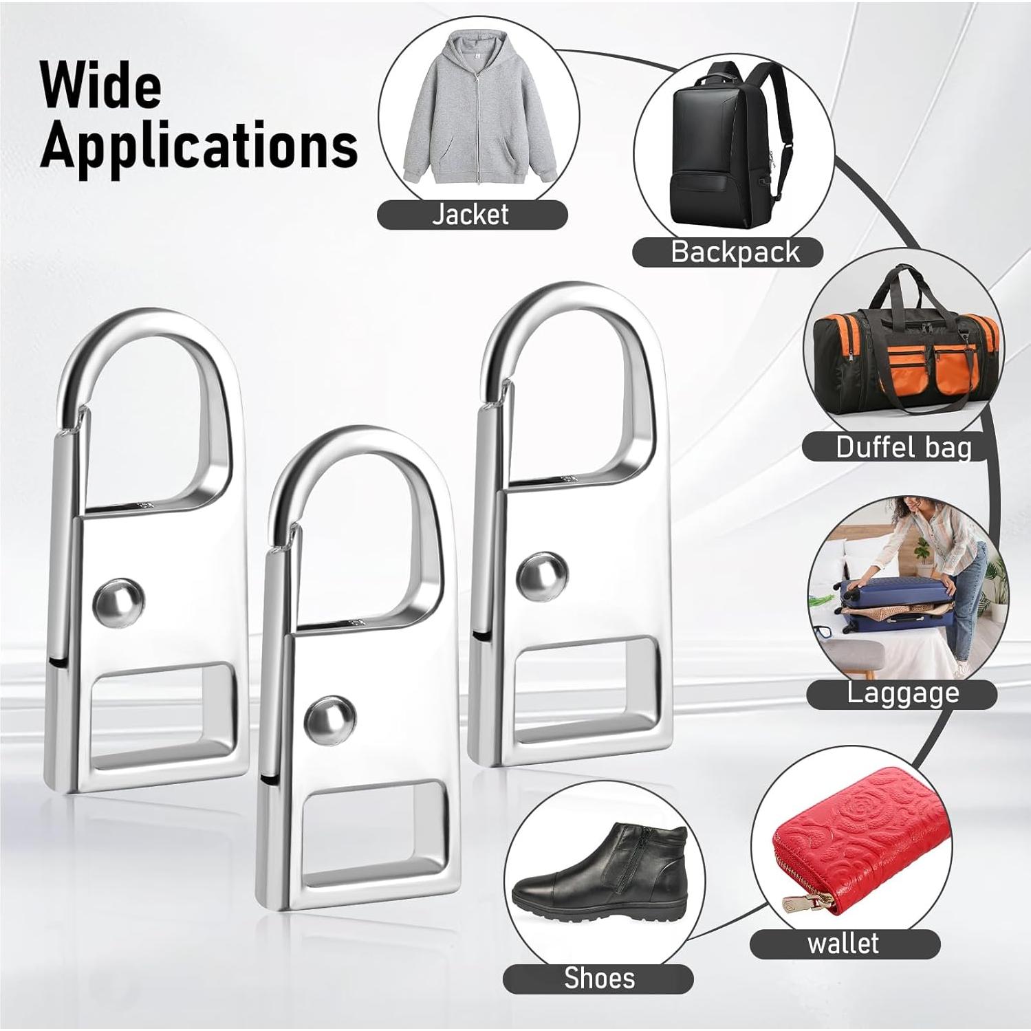 Tiradores de Cremallera Deoward 6 PCS Metal Pequeño 2.6 cm