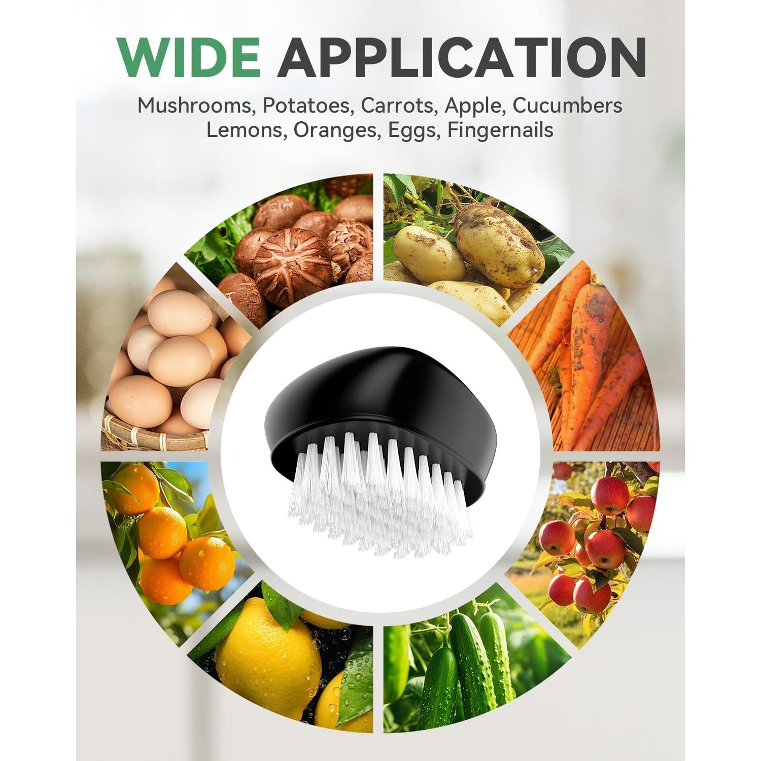 Cepillo de Verduras SXhyf con Cerdas Duras - Apto Lavavajillas