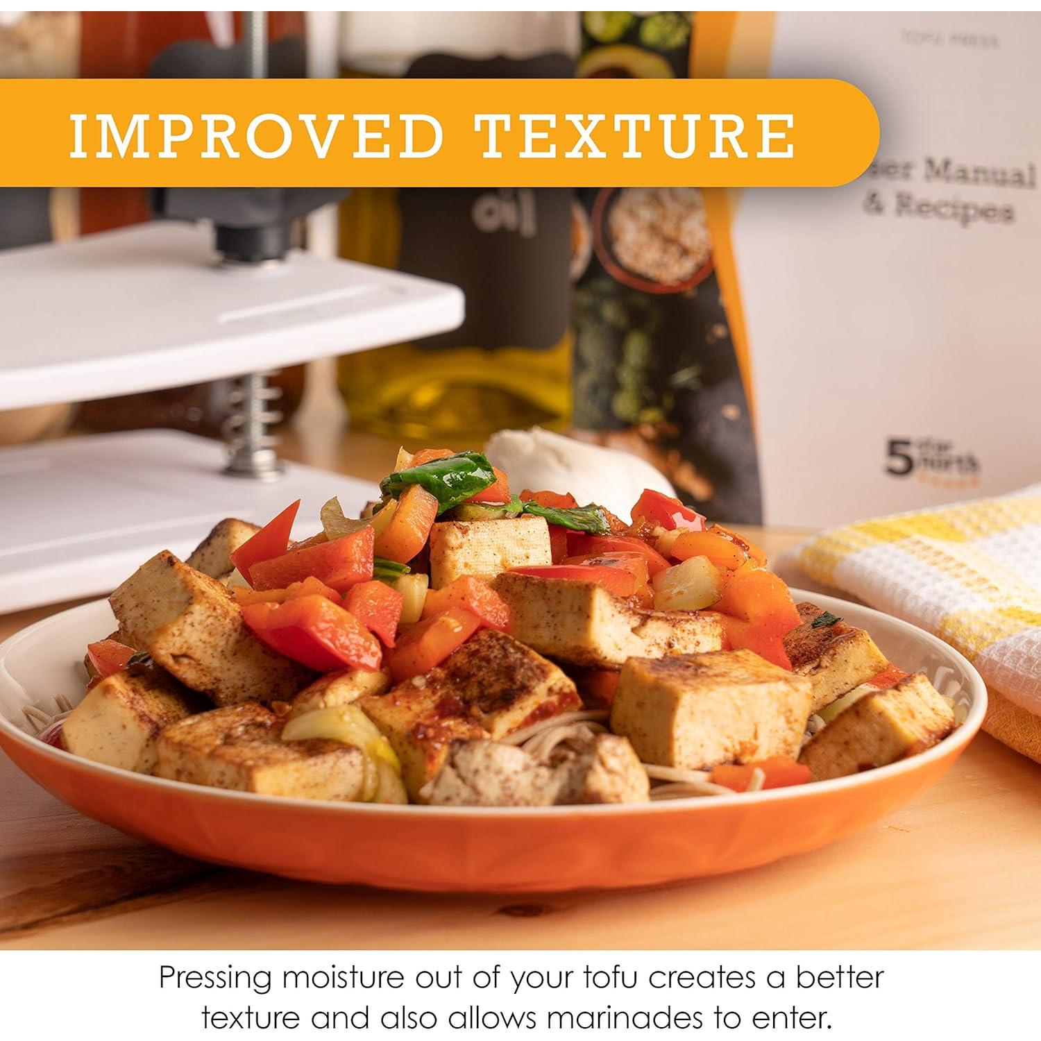 Prensa de Tofu Healthy Express - Placas Curvadas Premium