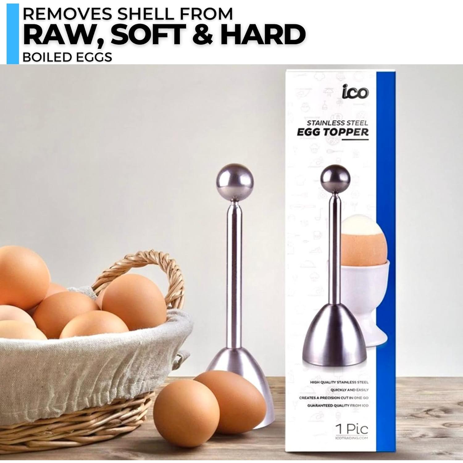 Cortador de Huevos ICO de Acero Inoxidable - Abridor Preciso