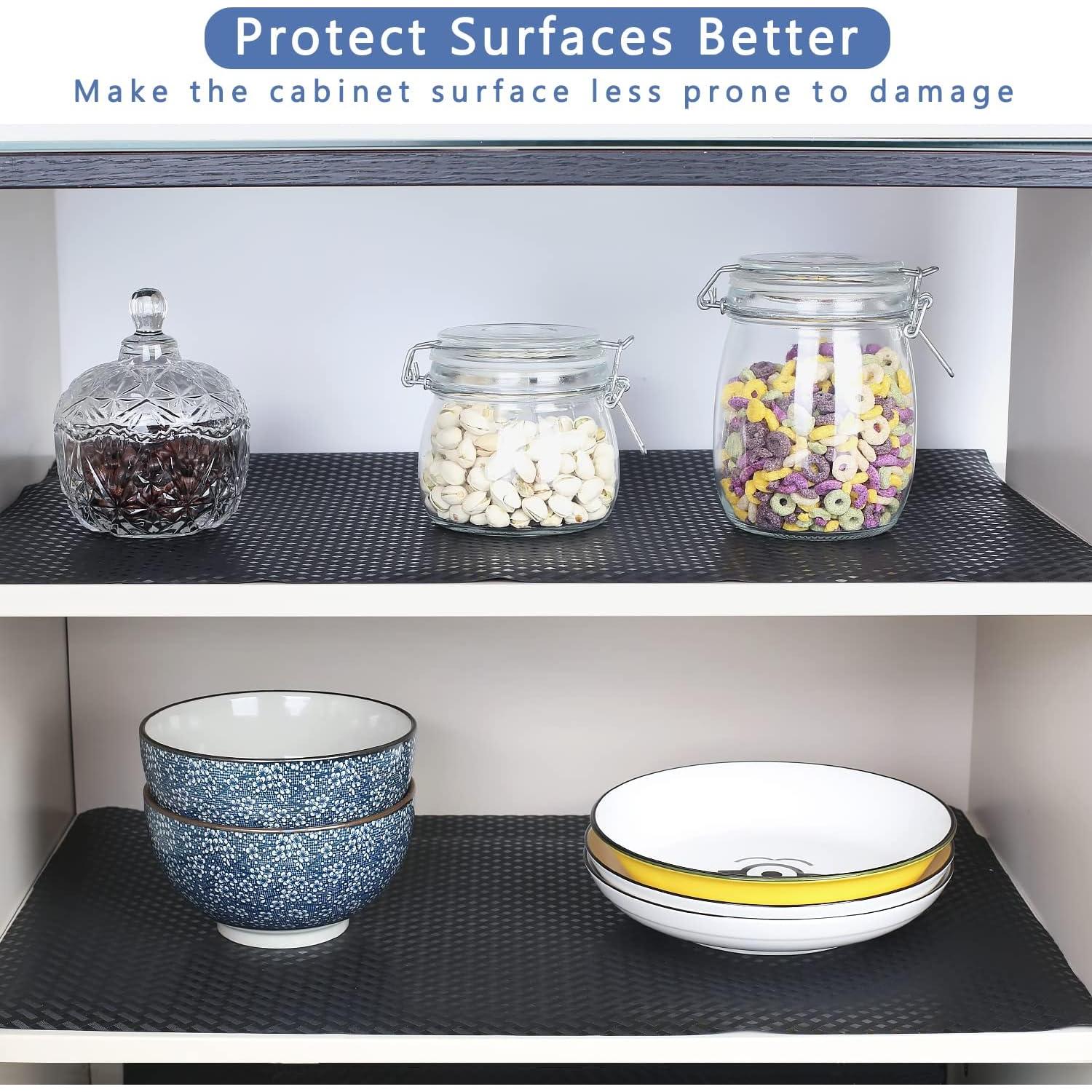 Forro de Estante HooTown 30x200 cm EVA Impermeable Negro