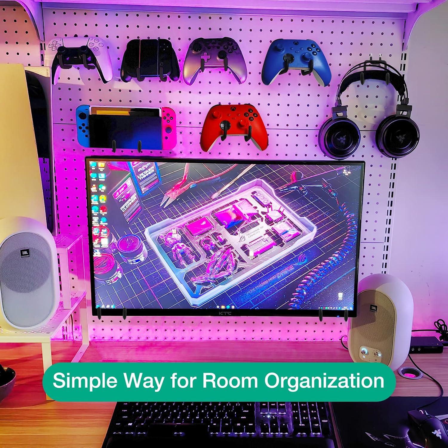 Ganchos de Metal G.CORE para Tablero de Clavos 8 Paquetes