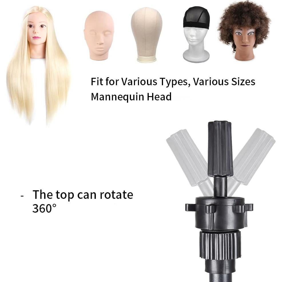 Soporte de Peluca Trípode Zhiqian 63.5 cm Ajustable