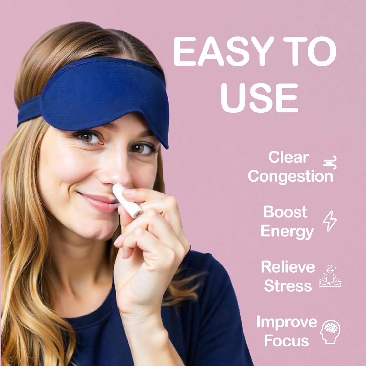 Inhaladores Nasales Rapid-K - Paquete de 4 Aromas Esenciales