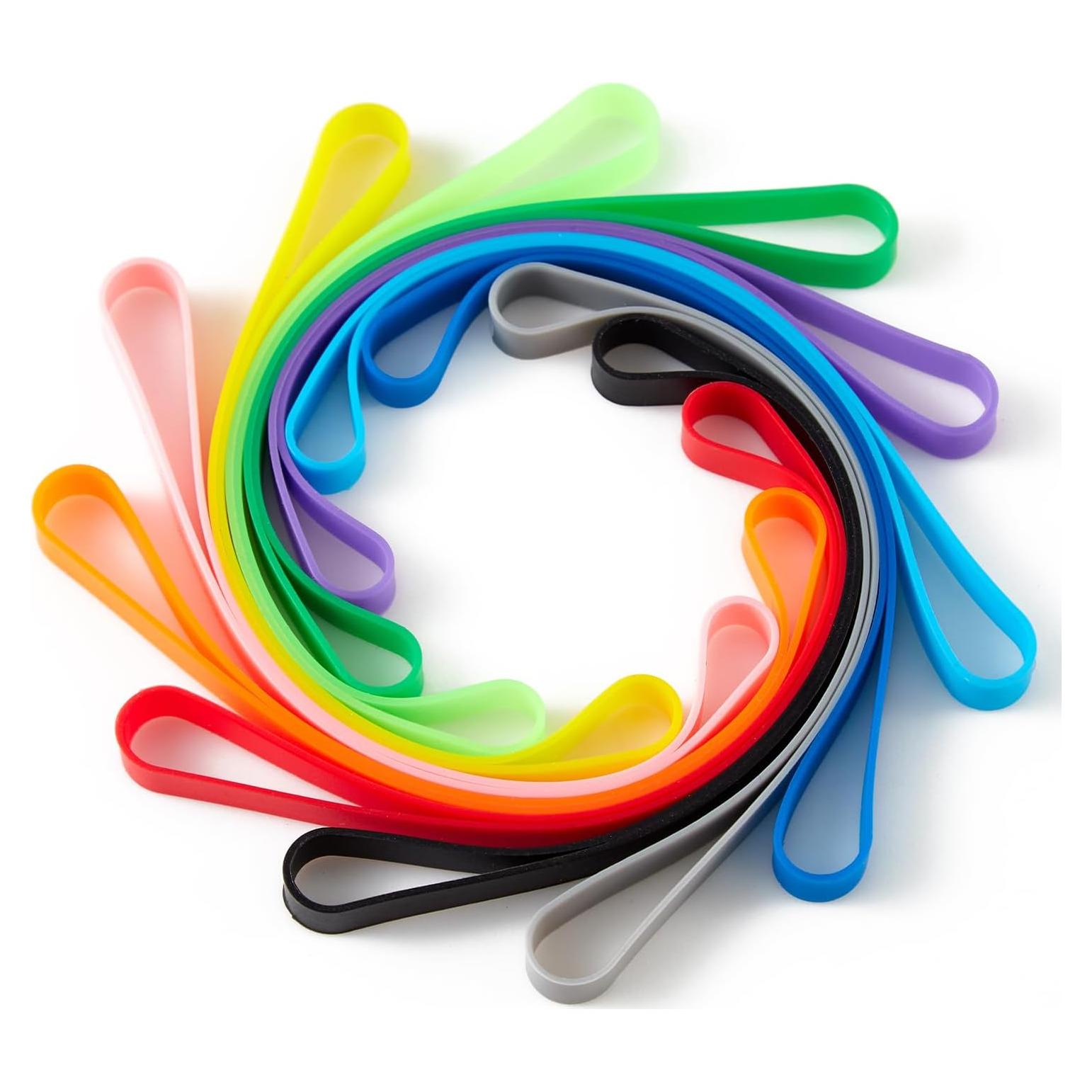 12 Bandas de Goma de Silicona ZZJMCH 13.97 cm Resistentes