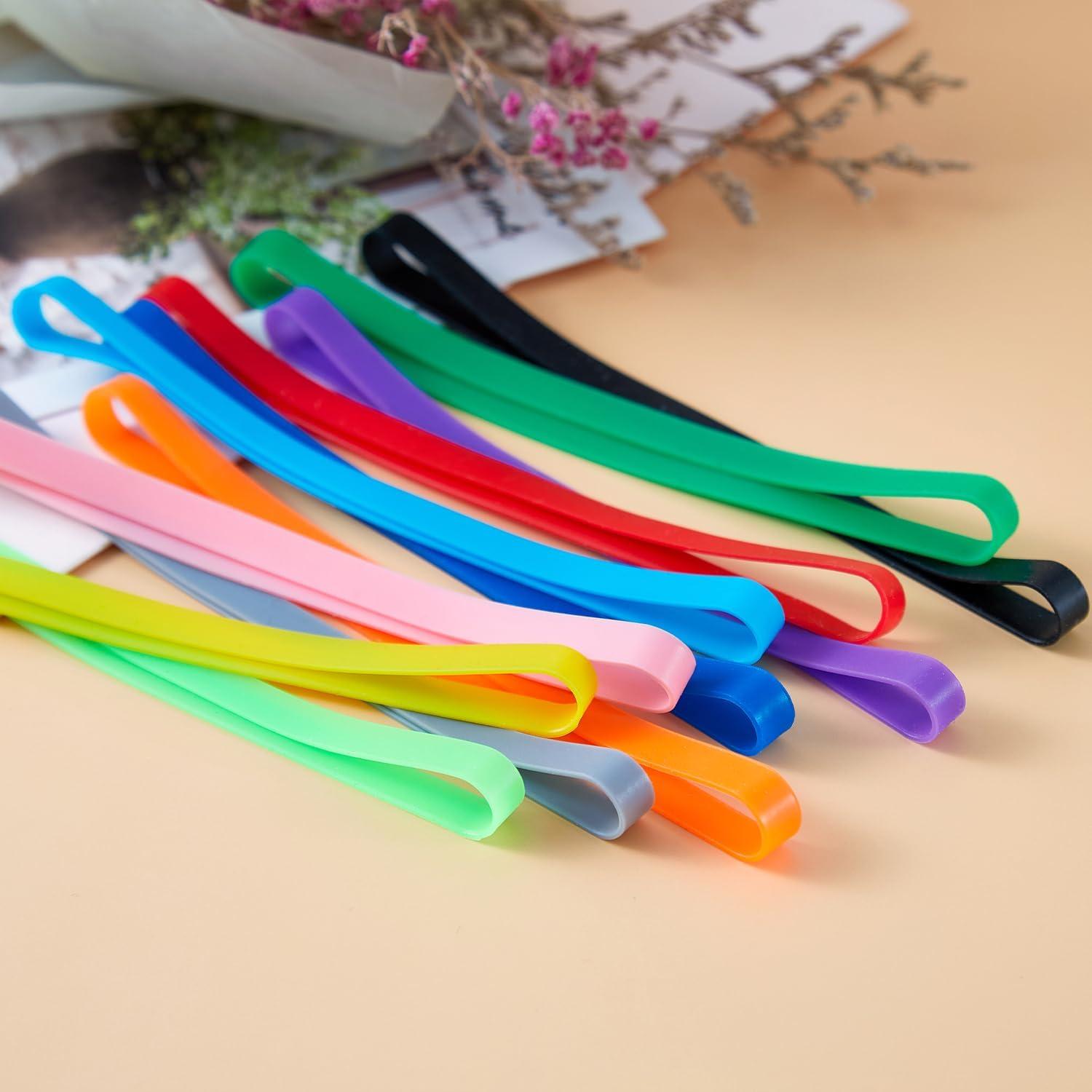 12 Bandas de Goma de Silicona ZZJMCH 13.97 cm Resistentes