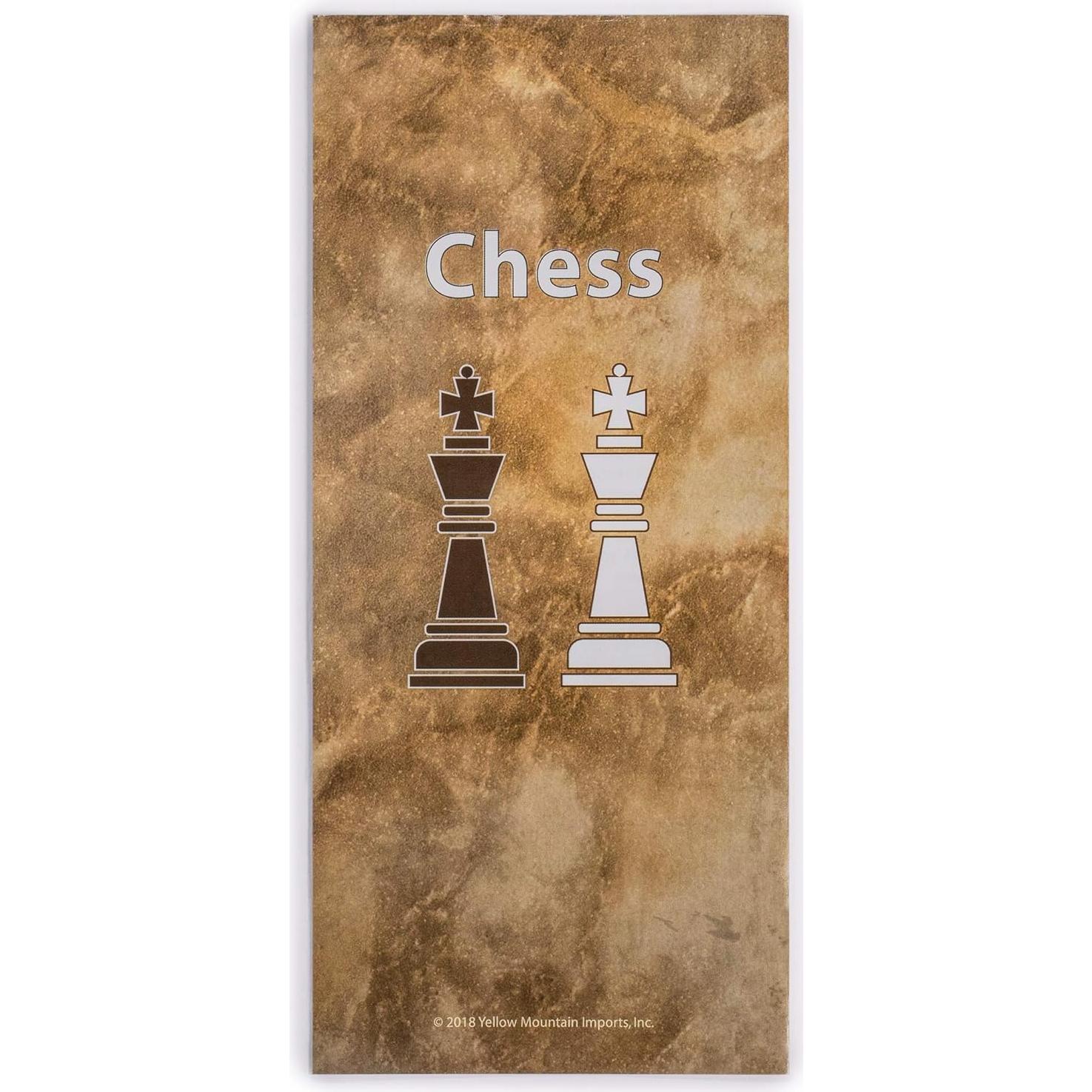 Juego de Ajedrez Magnético de Viaje Yellow Mountain 25 cm