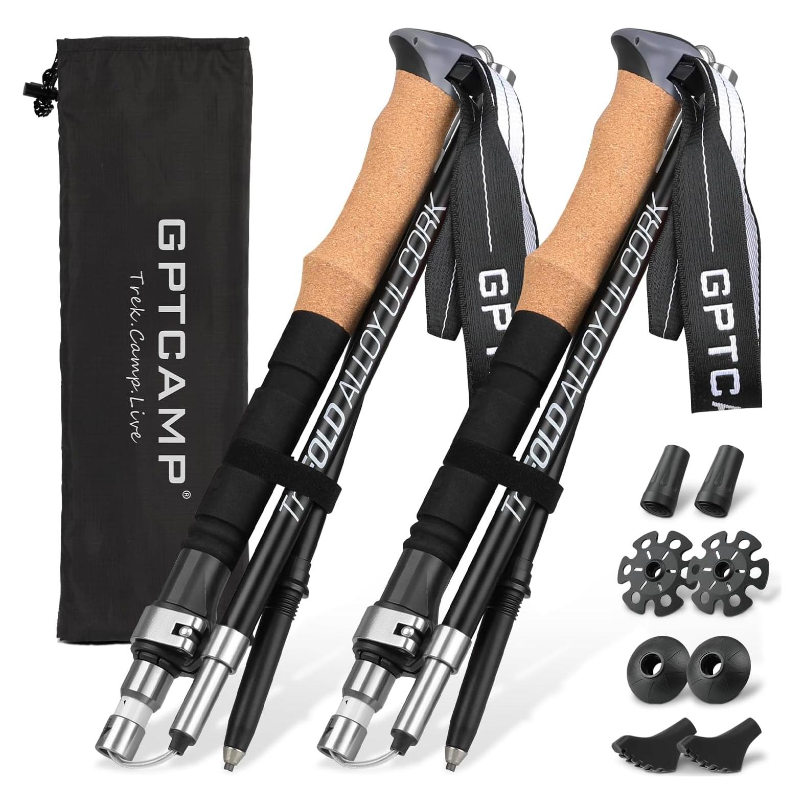 Bastones de Senderismo GPTCAMP TPZ-1 Plegables 115-135cm