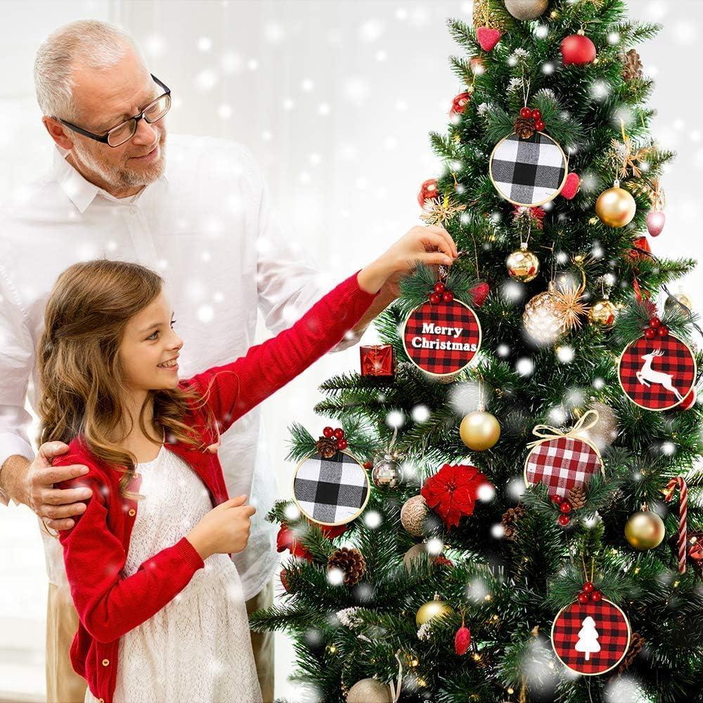 Aros de Bordado de Madera Caydo 12 Piezas 8 cm Ajustables