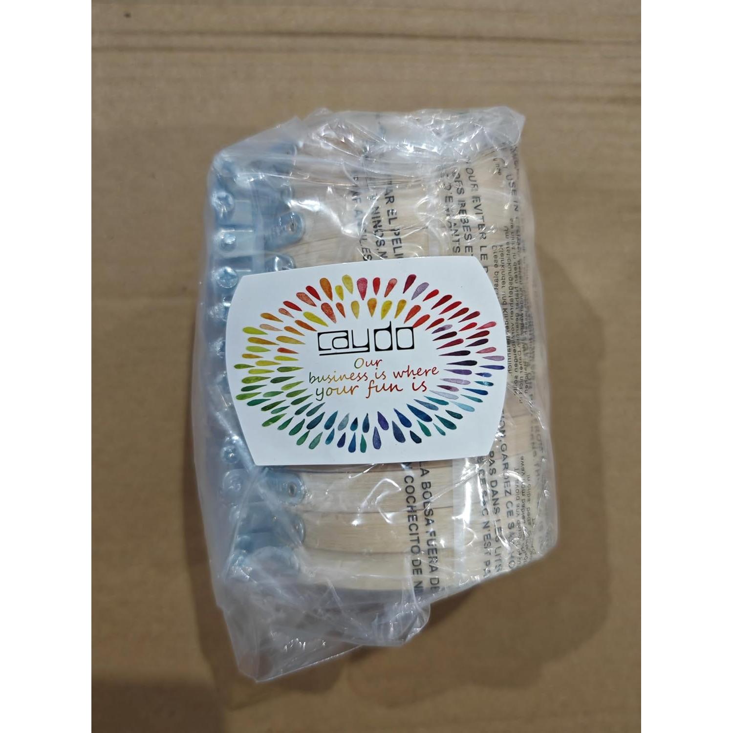 Aros de Bordado de Madera Caydo 12 Piezas 8 cm Ajustables