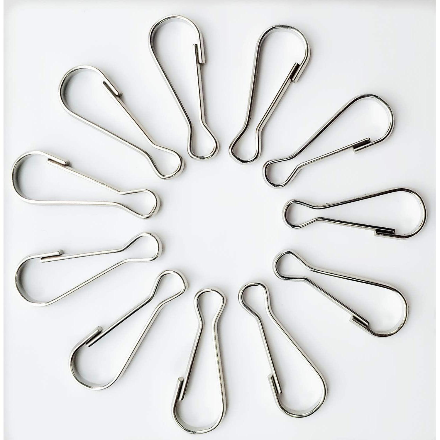 250 Ganchos de Resorte Niquelados i-CHONY 23x8mm