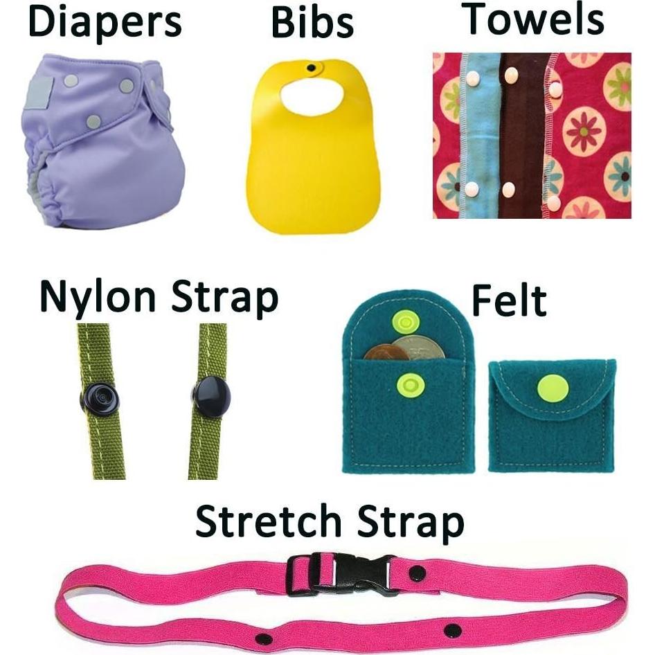 Kit de Sujetadores Rápidos KAM Seawhisper - 360 Piezas + Alicates