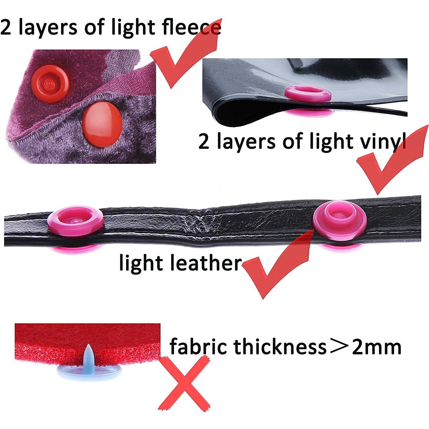 Kit de Sujetadores Rápidos KAM Seawhisper - 360 Piezas + Alicates