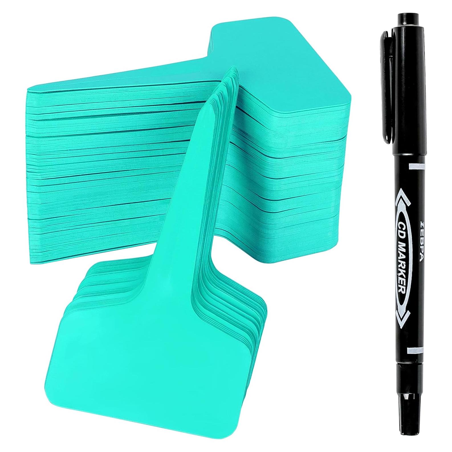 Etiquetas de Jardín Xgunion 200 Pcs Plástico Verde 10x6 cm