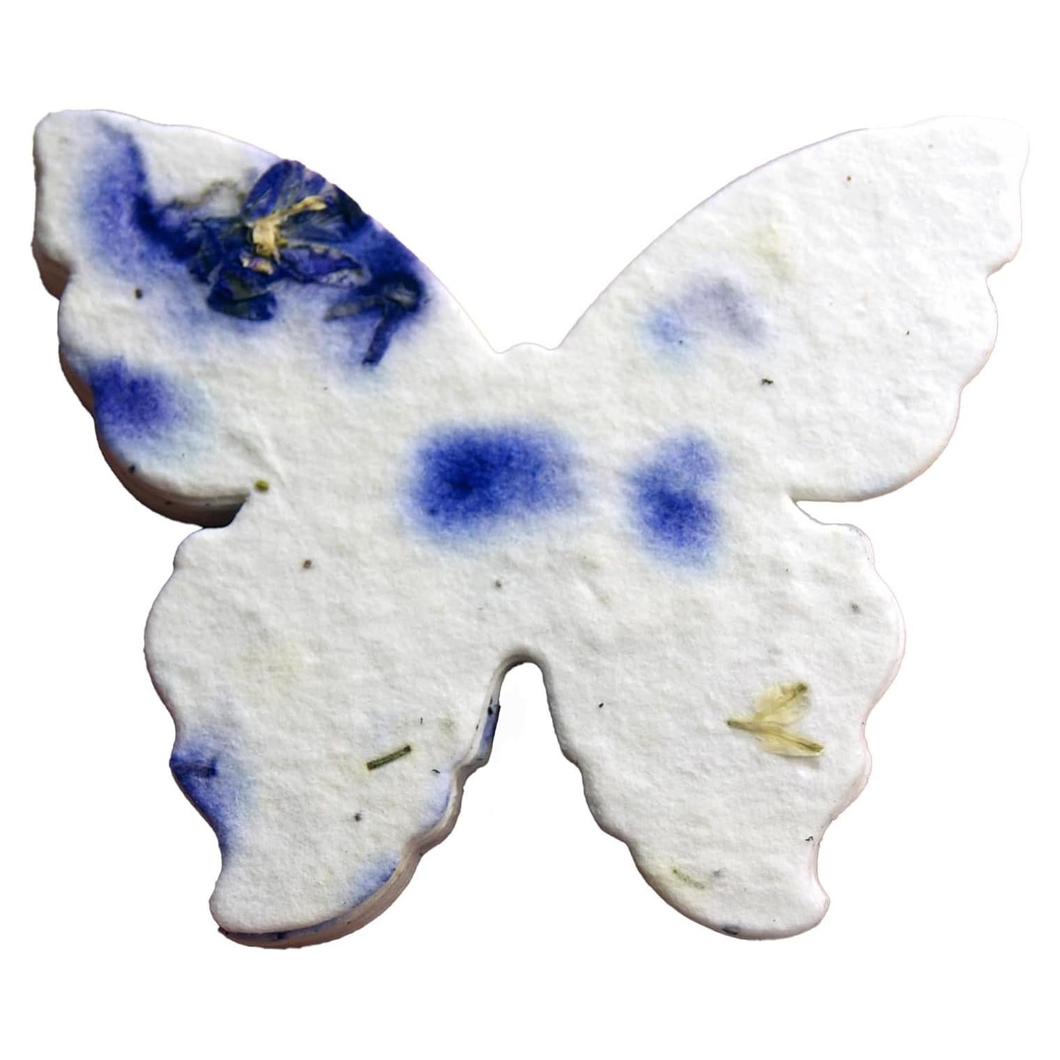 Papel de Semillas de Flores Silvestres Of The Earth - Mariposa Grande 7.62 cm - Set de 24