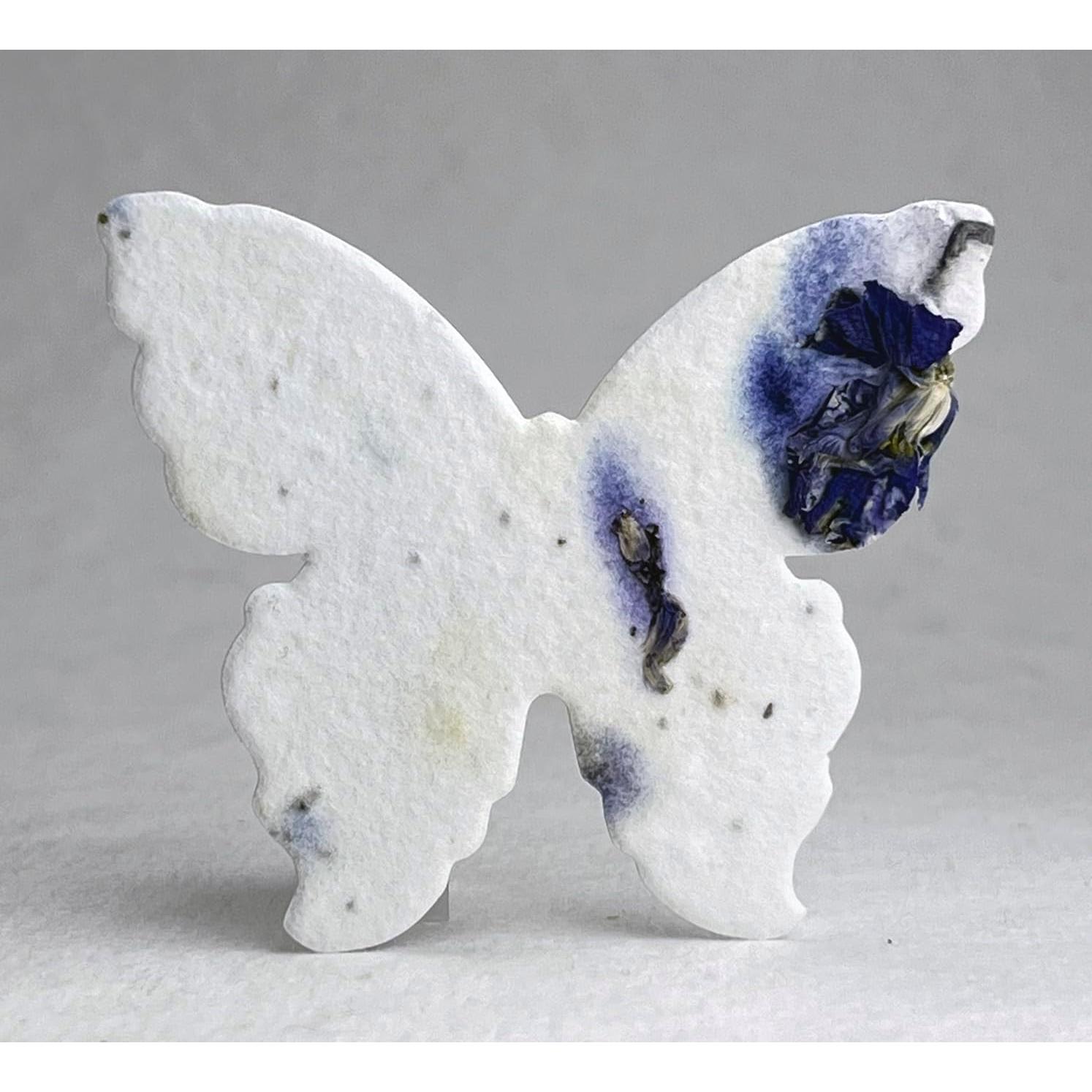 Papel de Semillas de Flores Silvestres Of The Earth - Mariposa Grande 7.62 cm - Set de 24