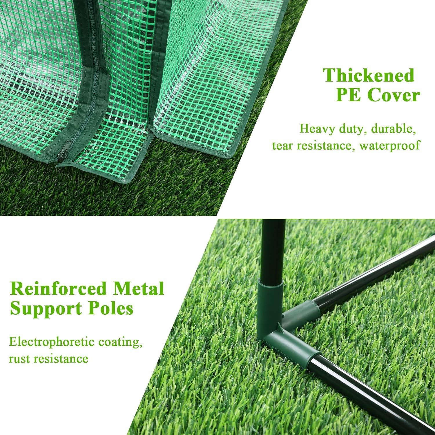 Invernadero Mini Portátil U'Artlines 58x33x43 cm con Alfombra Impermeable