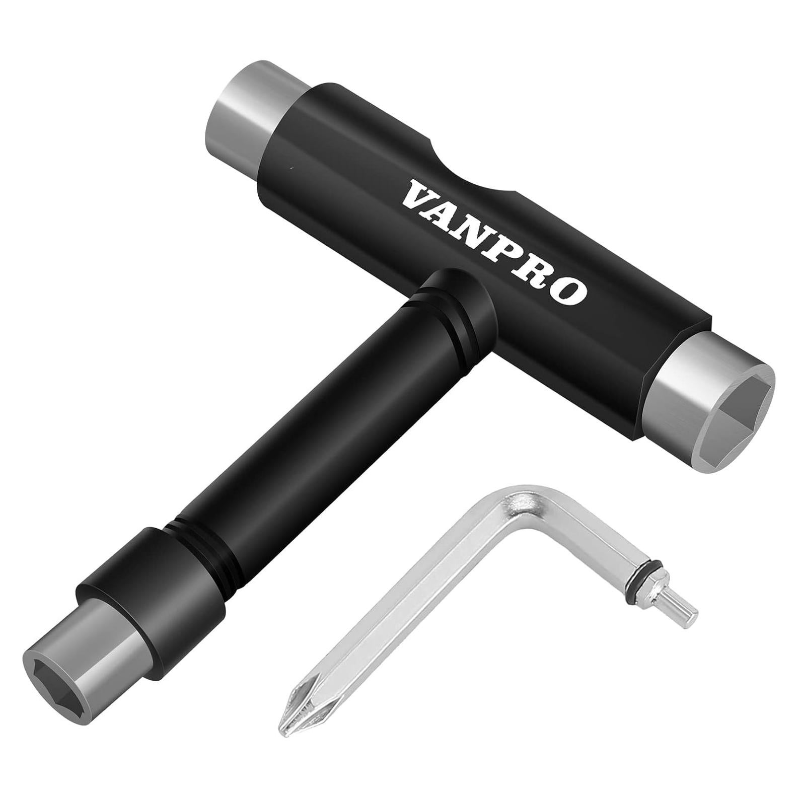 Herramienta multifuncional Vanpro para skateboard - Negro