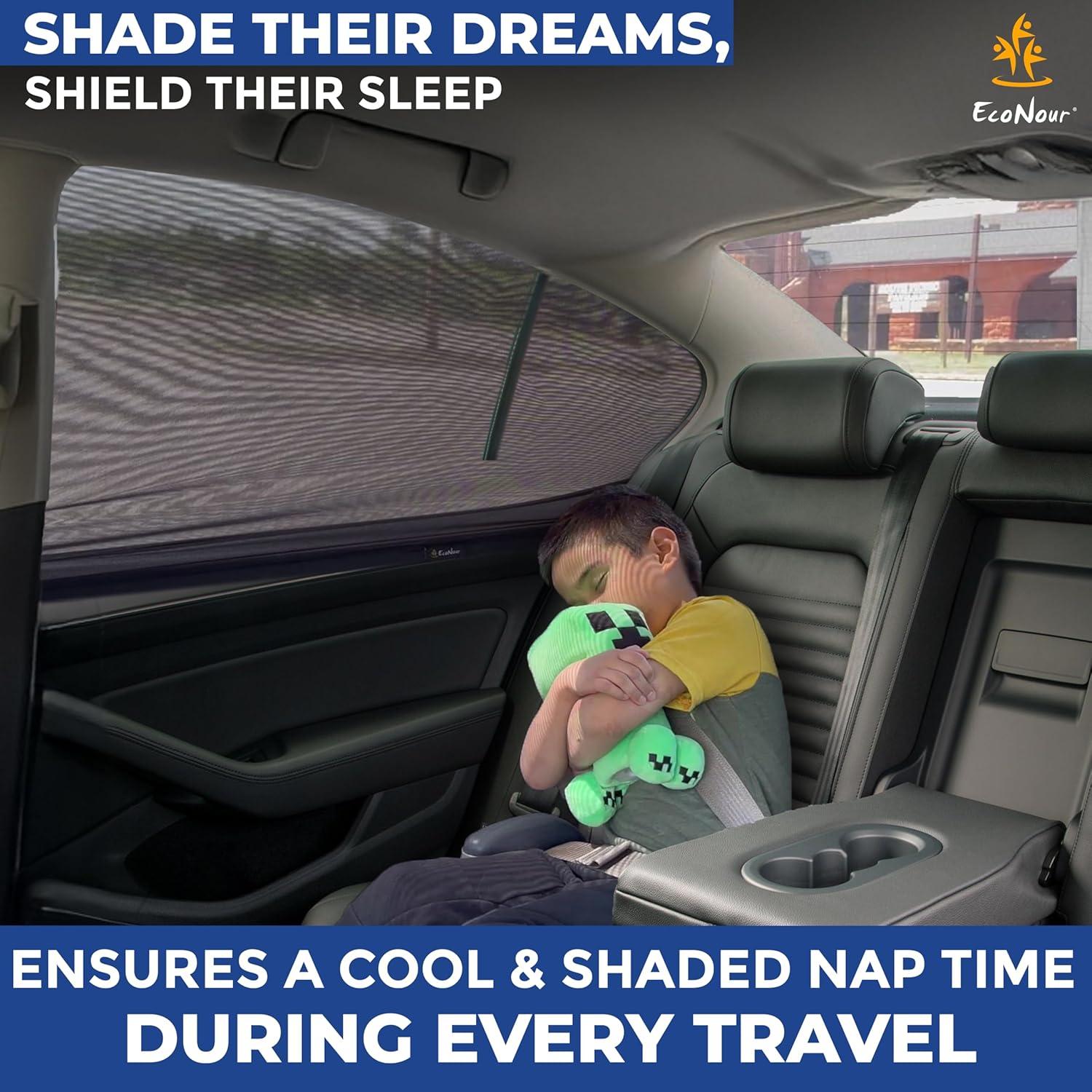 Cubiertas de Ventana EcoNour para Automóvil - Paquete de 2, Mediana