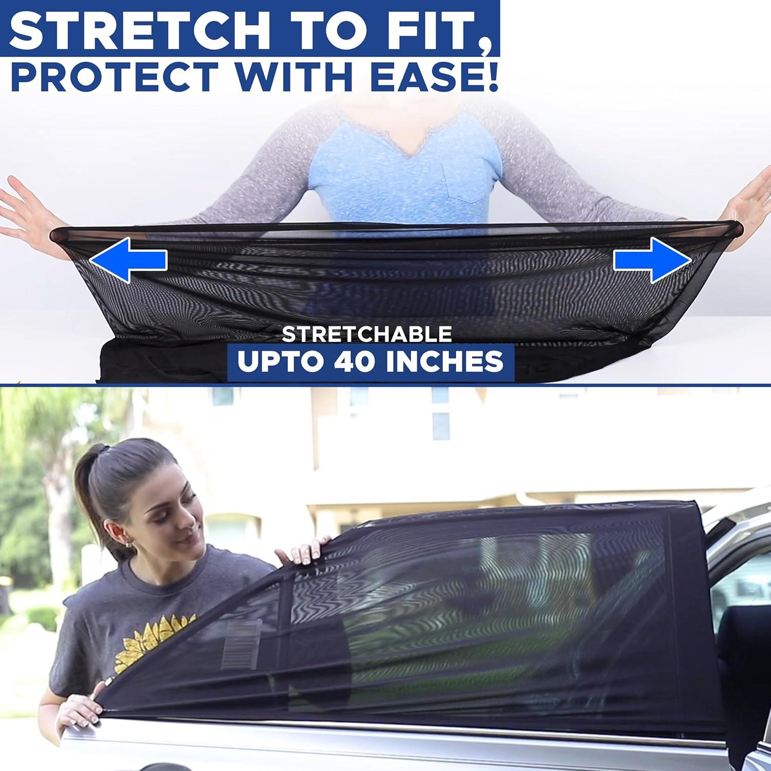 Cubiertas de Ventana EcoNour para Automóvil - Paquete de 2, Mediana