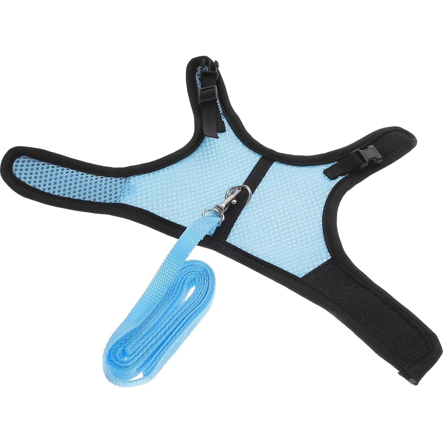 Conjunto de Arnés y Correa para Conejos FOMIYES Azul 2 Pcs