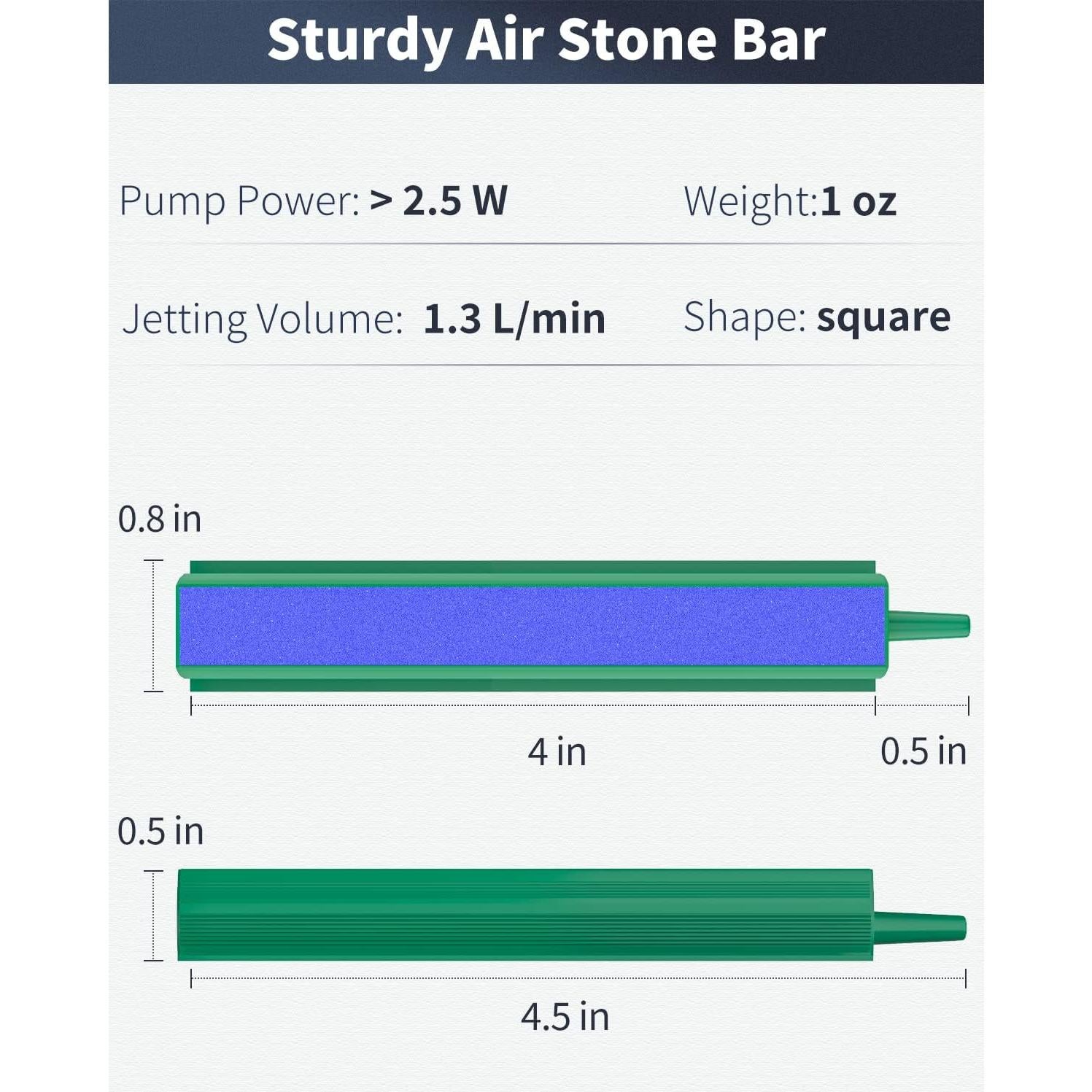 Pawfly Barra de Aire para Acuario 10 cm - Difusor de Oxígeno