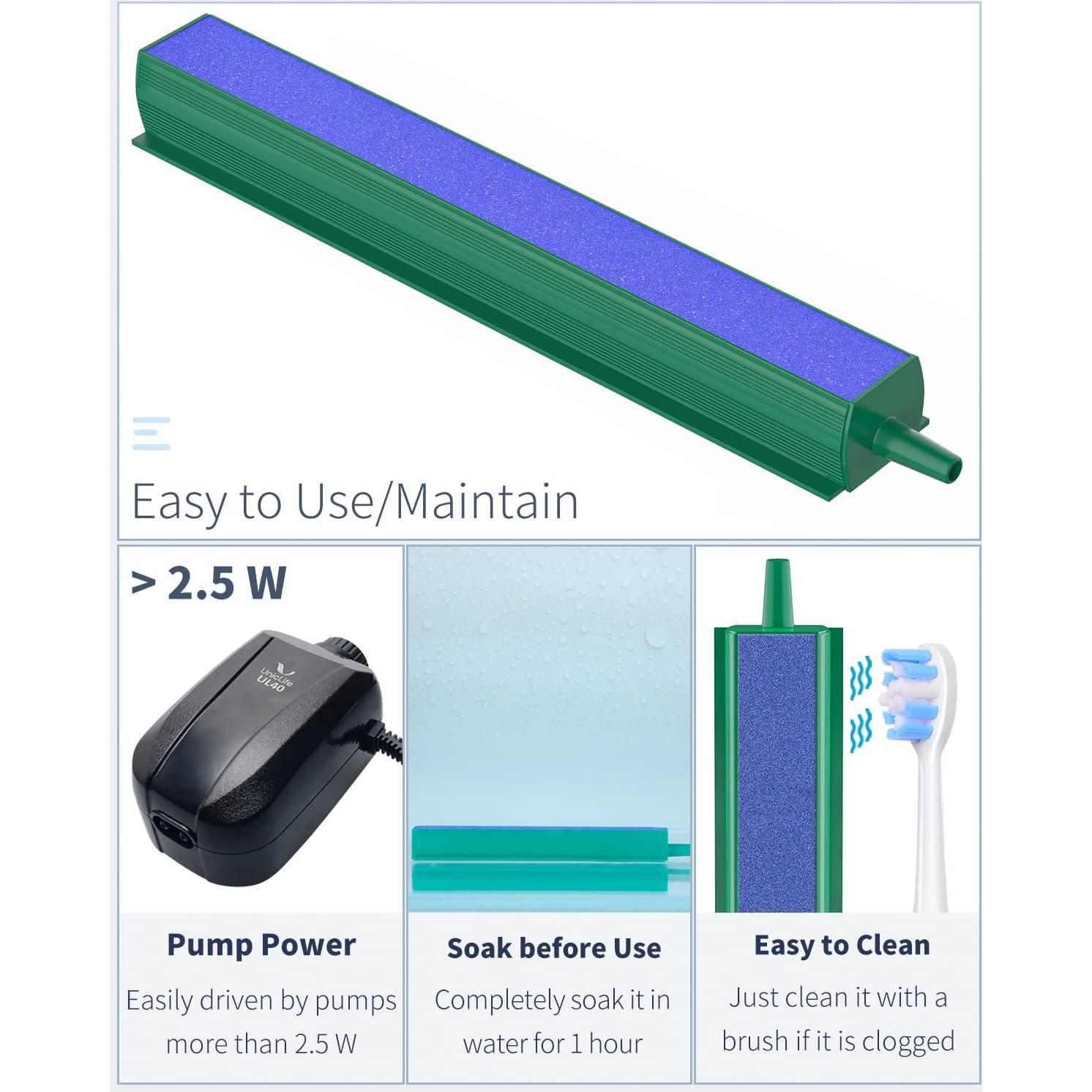 Pawfly Barra de Aire para Acuario 10 cm - Difusor de Oxígeno