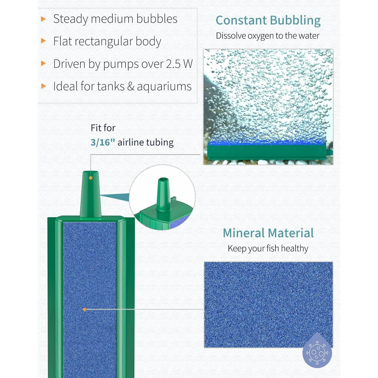 Pawfly Barra de Aire para Acuario 10 cm - Difusor de Oxígeno