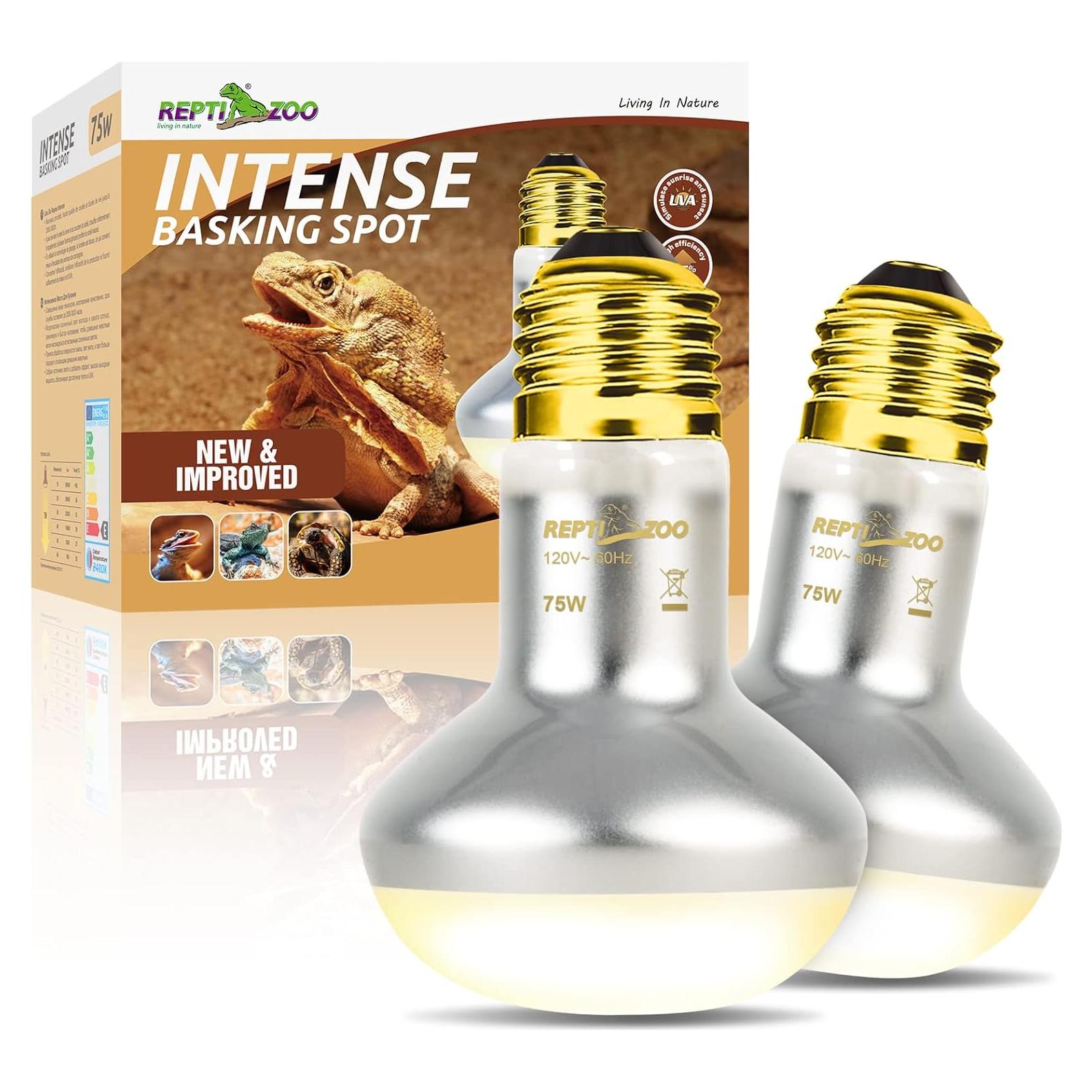 Lámpara de Calor 75W REPTI ZOO para Reptiles y Pollos
